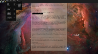 FocusWriter format menu