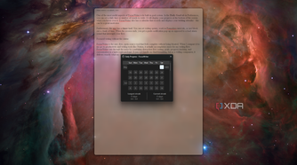 FocusWriter viewing calendar streaks