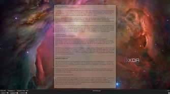 FocusWriter viewing progress bar