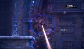 A screenshot of using a sniper rifle in Gears of War: Reloaded