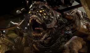 A screenshot of the Brumak in Gears of War: Reloaded