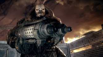 A screenshot of General RAMM in Gears of War: Reloaded