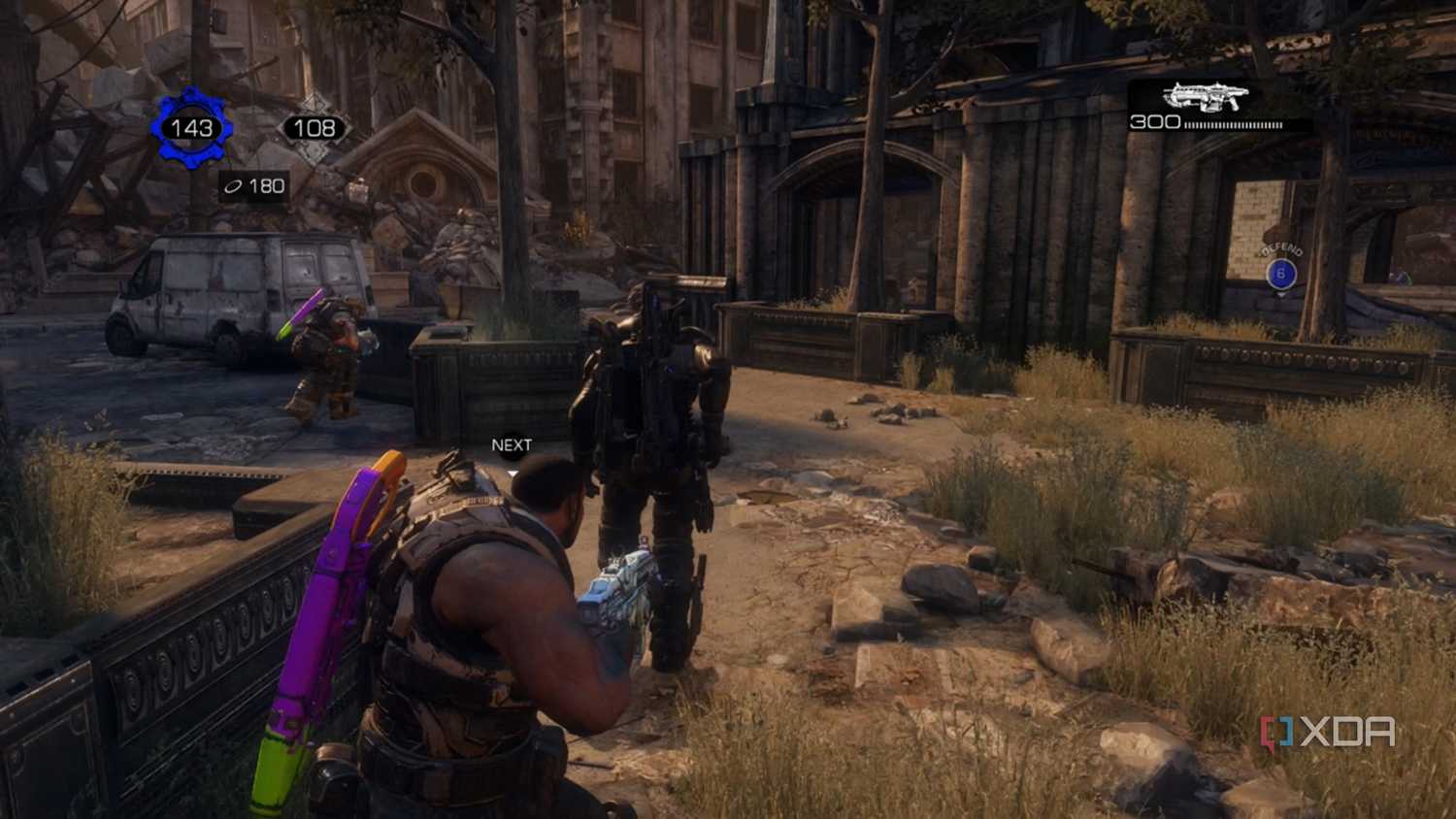 A screenshot of online multiplayer in Gears of War: Reloaded