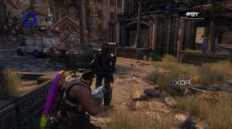 A screenshot of online multiplayer in Gears of War: Reloaded