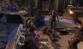 A screenshot of the end of a multiplayer in Gears of War: Reloaded