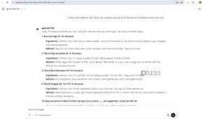 gemma3 question related to recipe