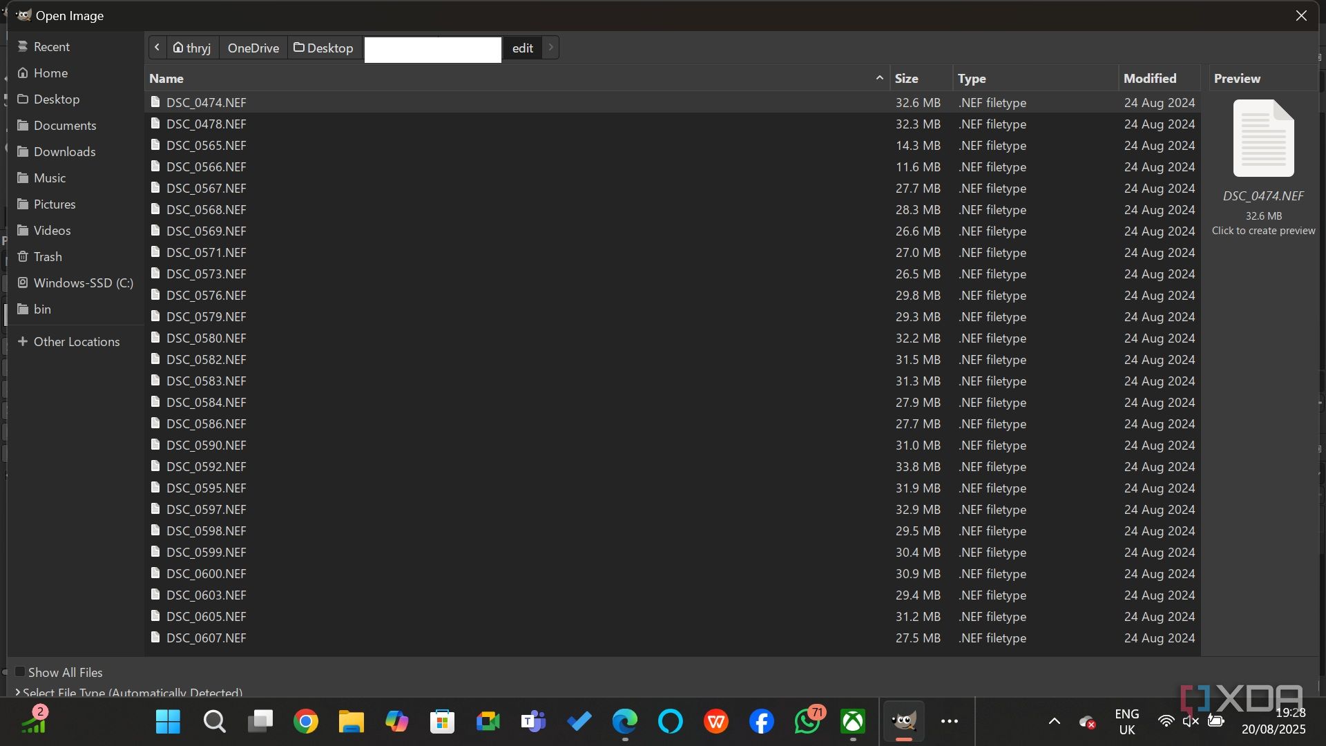 editing image with gimp
