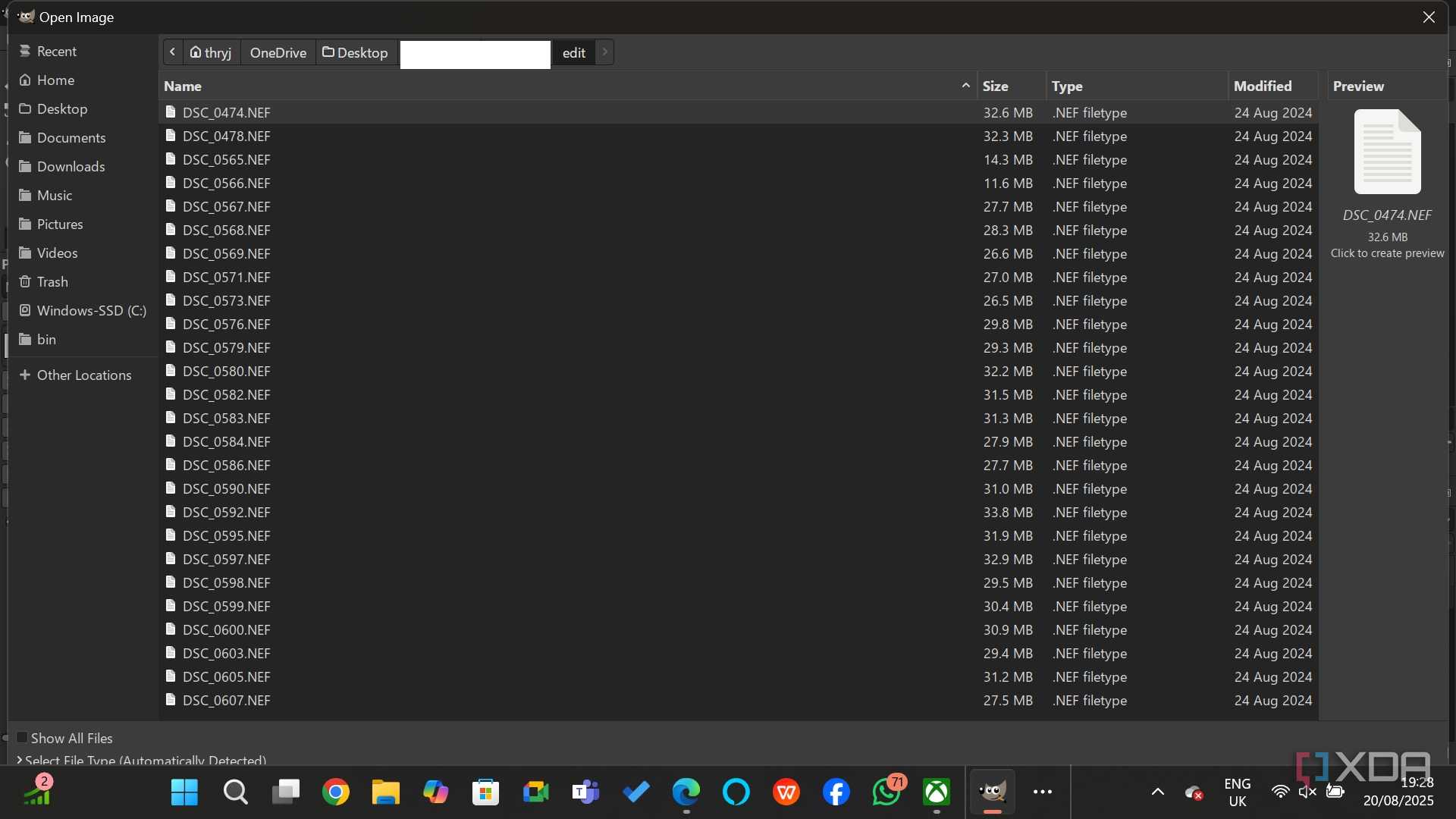 editing image with gimp