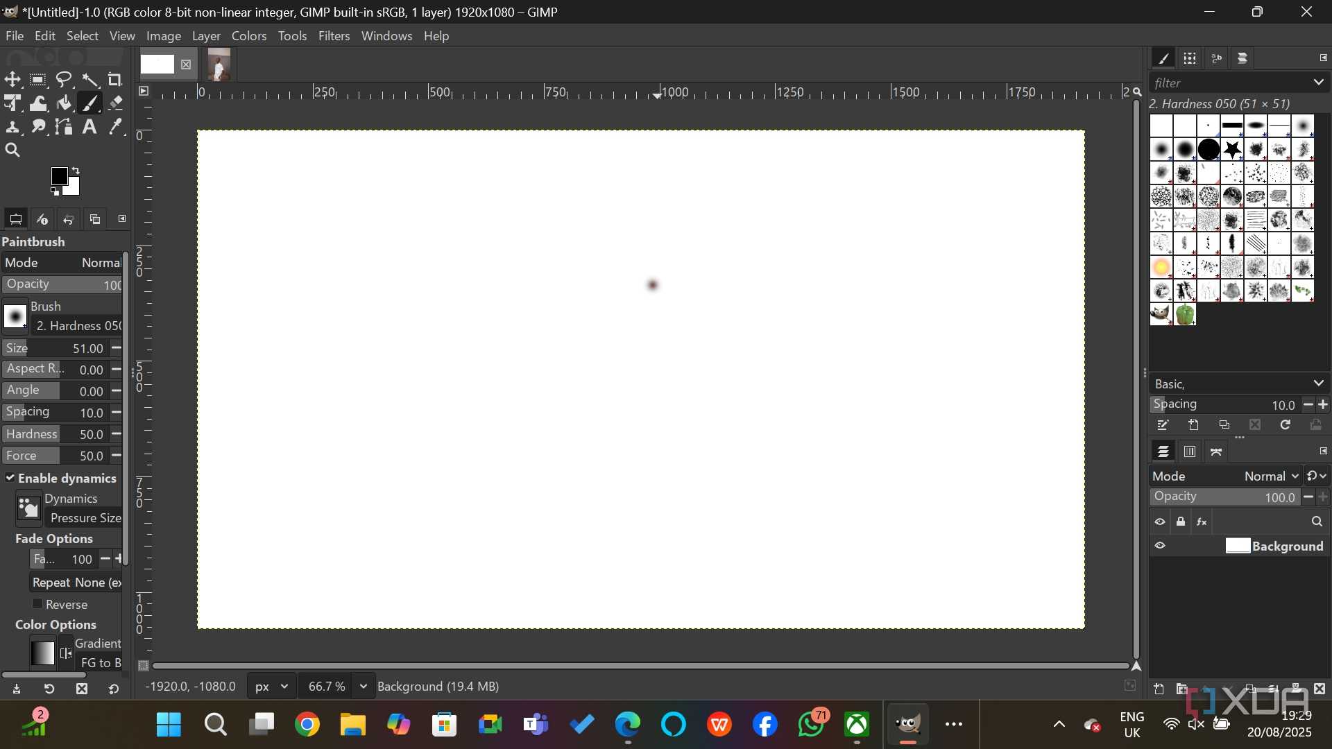 editing image with gimp