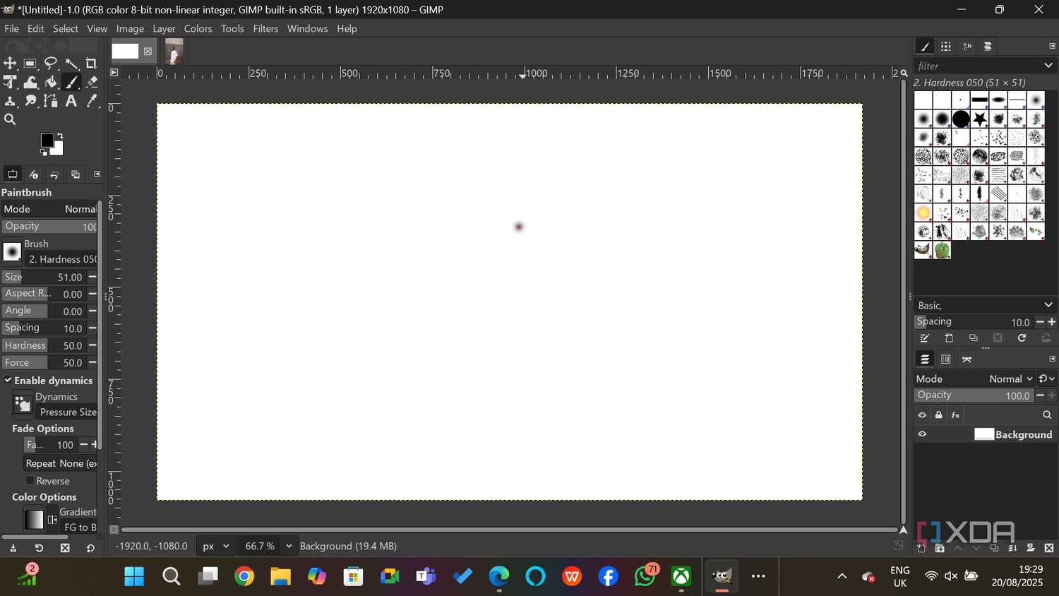 editing image with gimp
