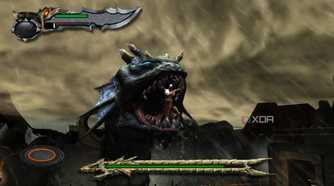 God of War 2005 running on PCSX2.
