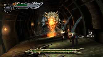 God of War 2005 running on PCSX2.