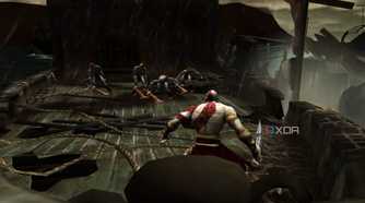 God of War 2005 running on PCSX2.