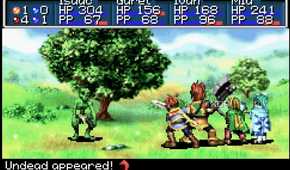 Golden Sun on the Game Boy Advance.