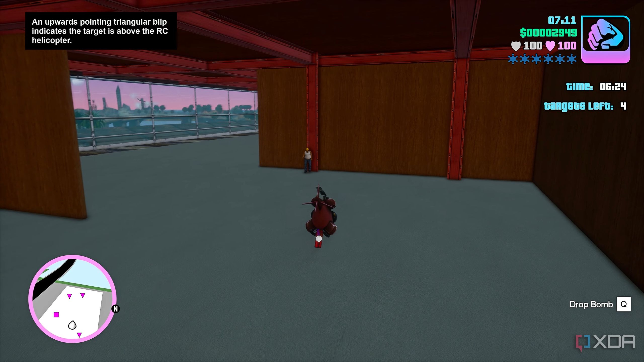 The Demolition Man mission in GTA: Vice City.