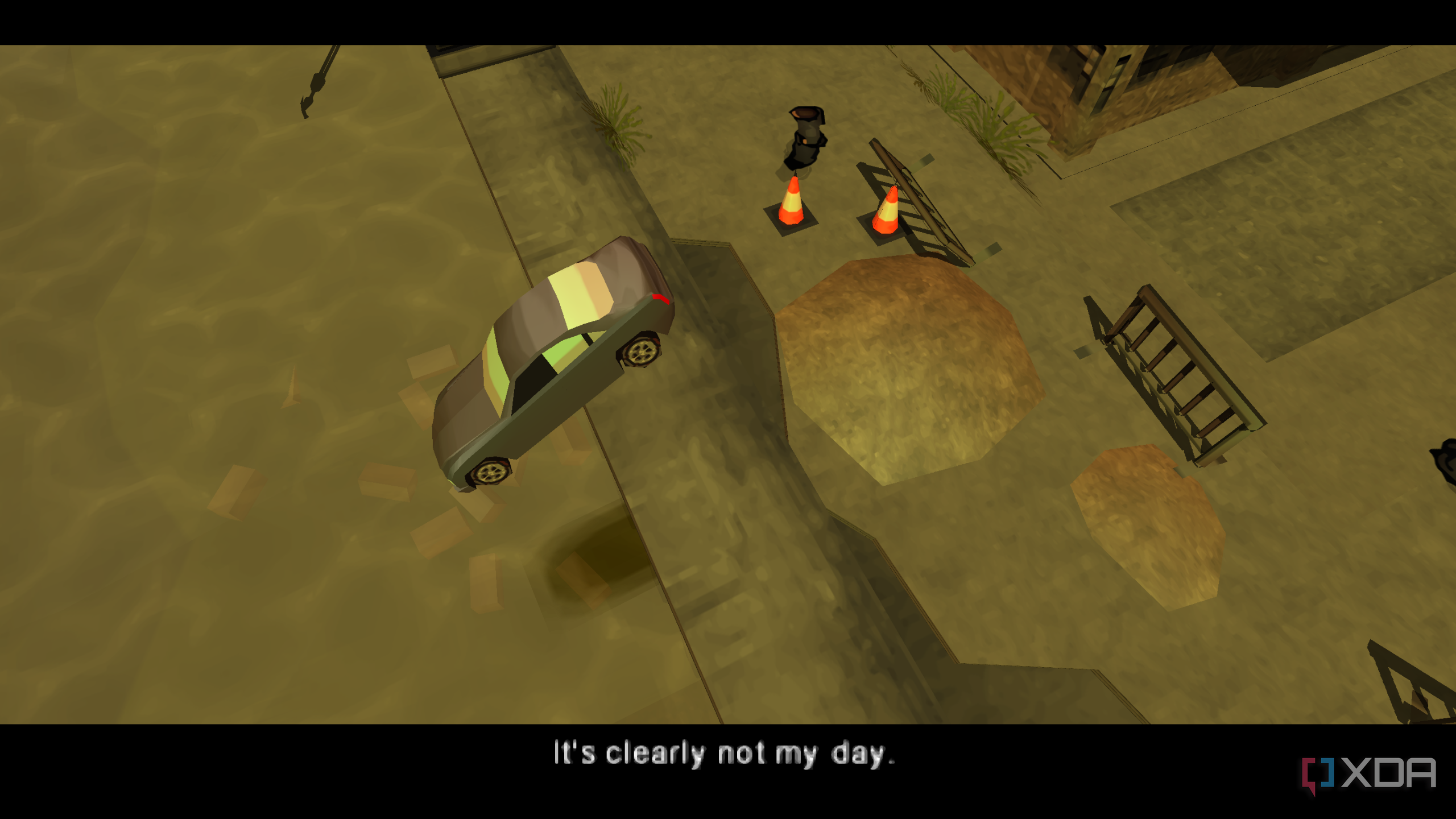 A screenshot from GTA: Chinatown Wars on the PSP.