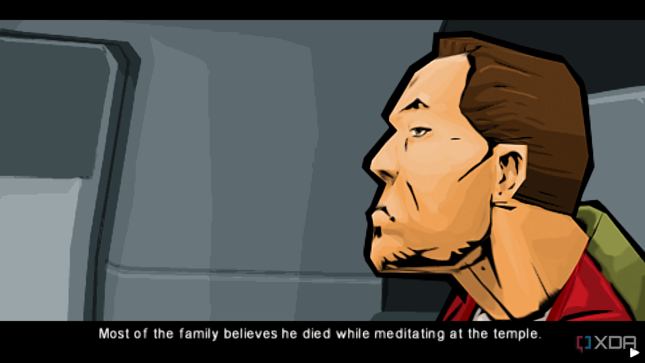 A screenshot from GTA: Chinatown Wars on the PSP.