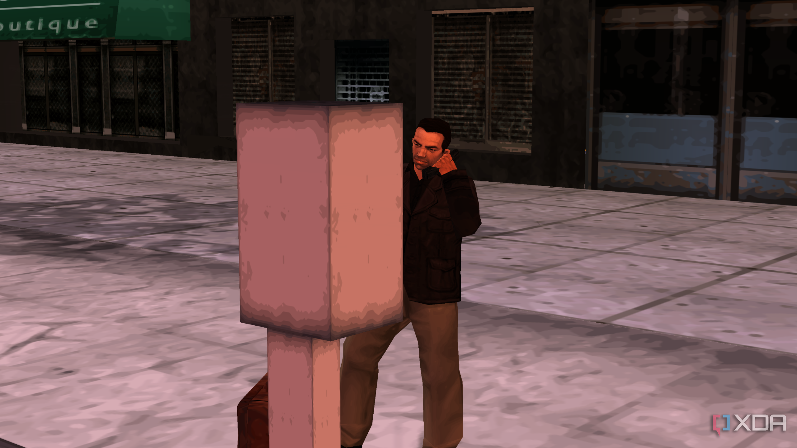 A screenshot from Liberty City Stories on the PSP.