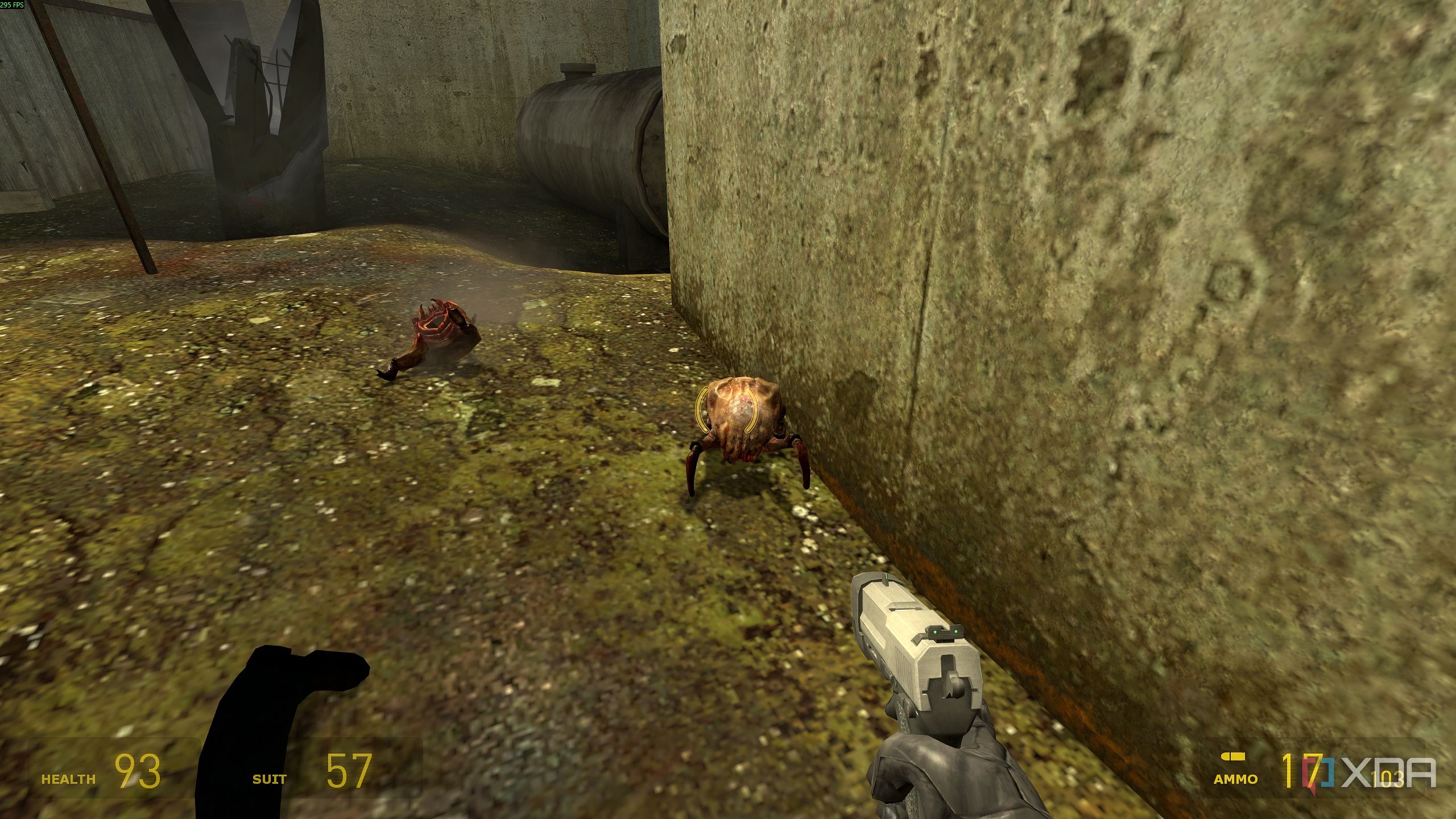 The first headcrabs in Half-Life 2.