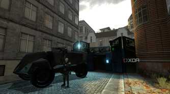 The Civil Protection unit's armored tank in Half-Life 2.