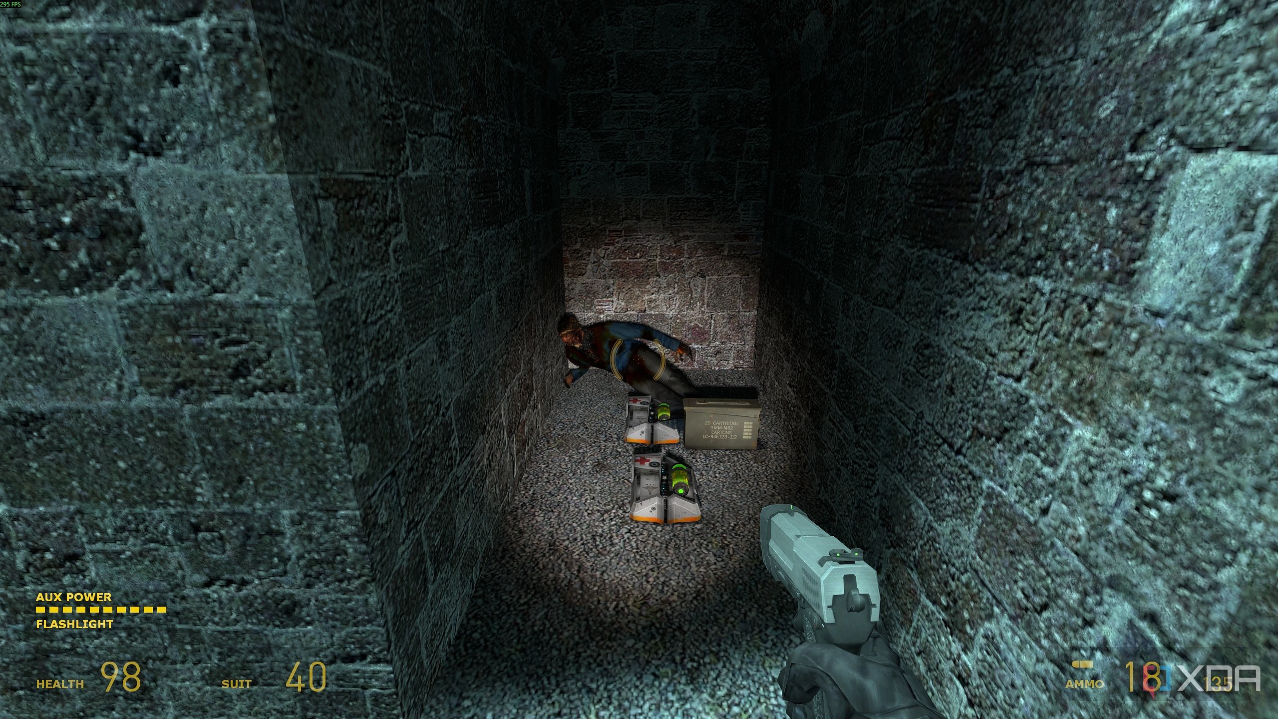 A deceased lambda supporter in Half-Life 2.