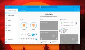 Home assistant home menu