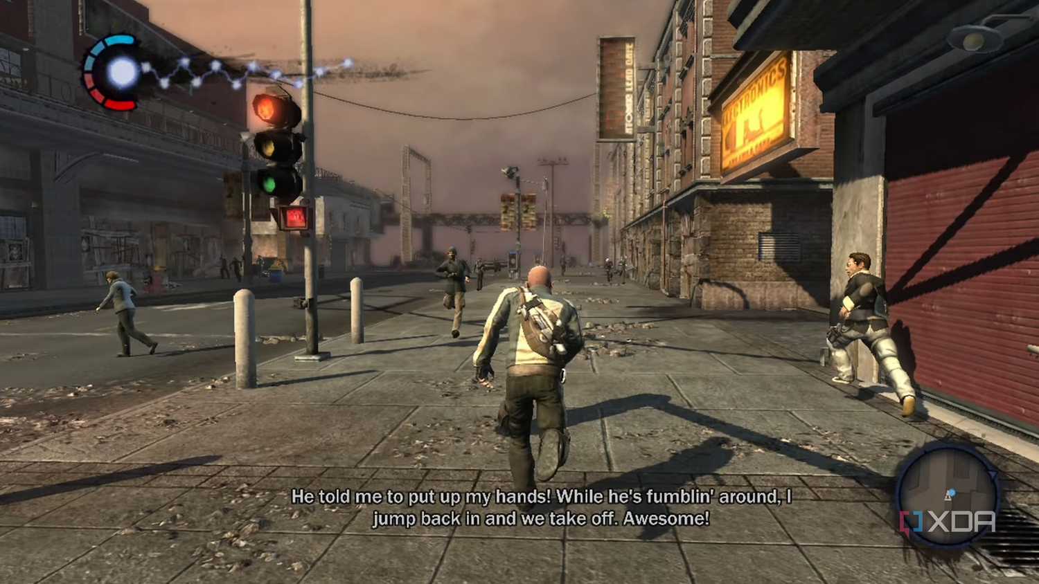 inFAMOUS on the PS3.