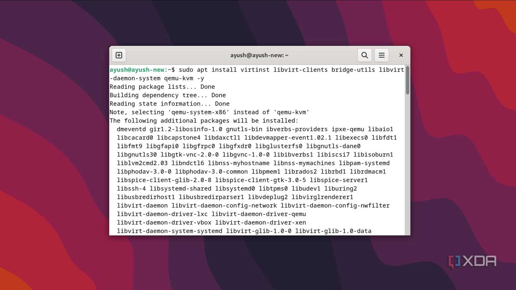 This is how I create and manage VMs on Linux distros