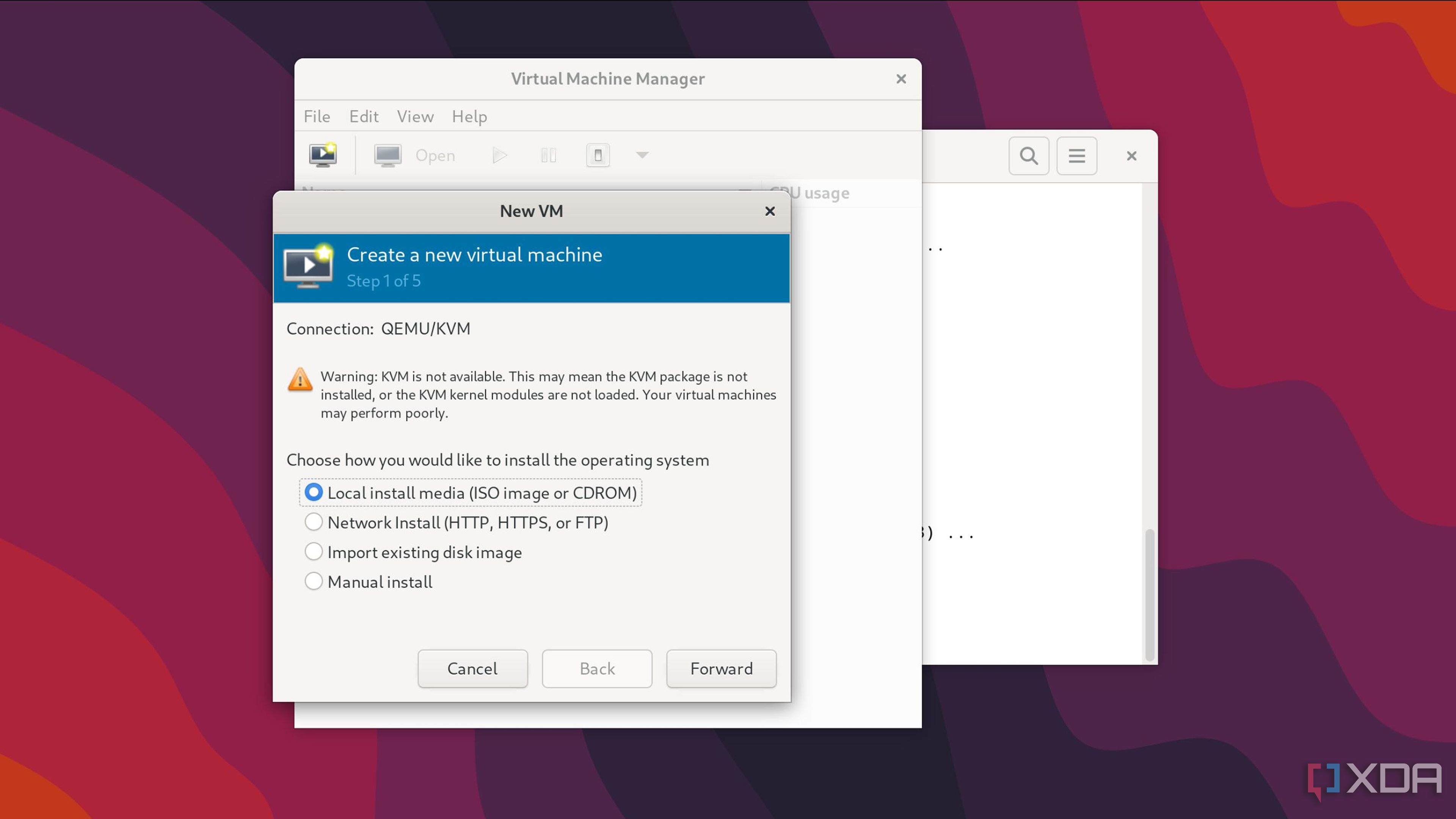 This is how I create and manage VMs on Linux distros