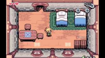 A screenshot from The Legend of Zelda: The Minish Cap on the Game Boy Advance.