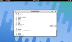 Running the history 3 command