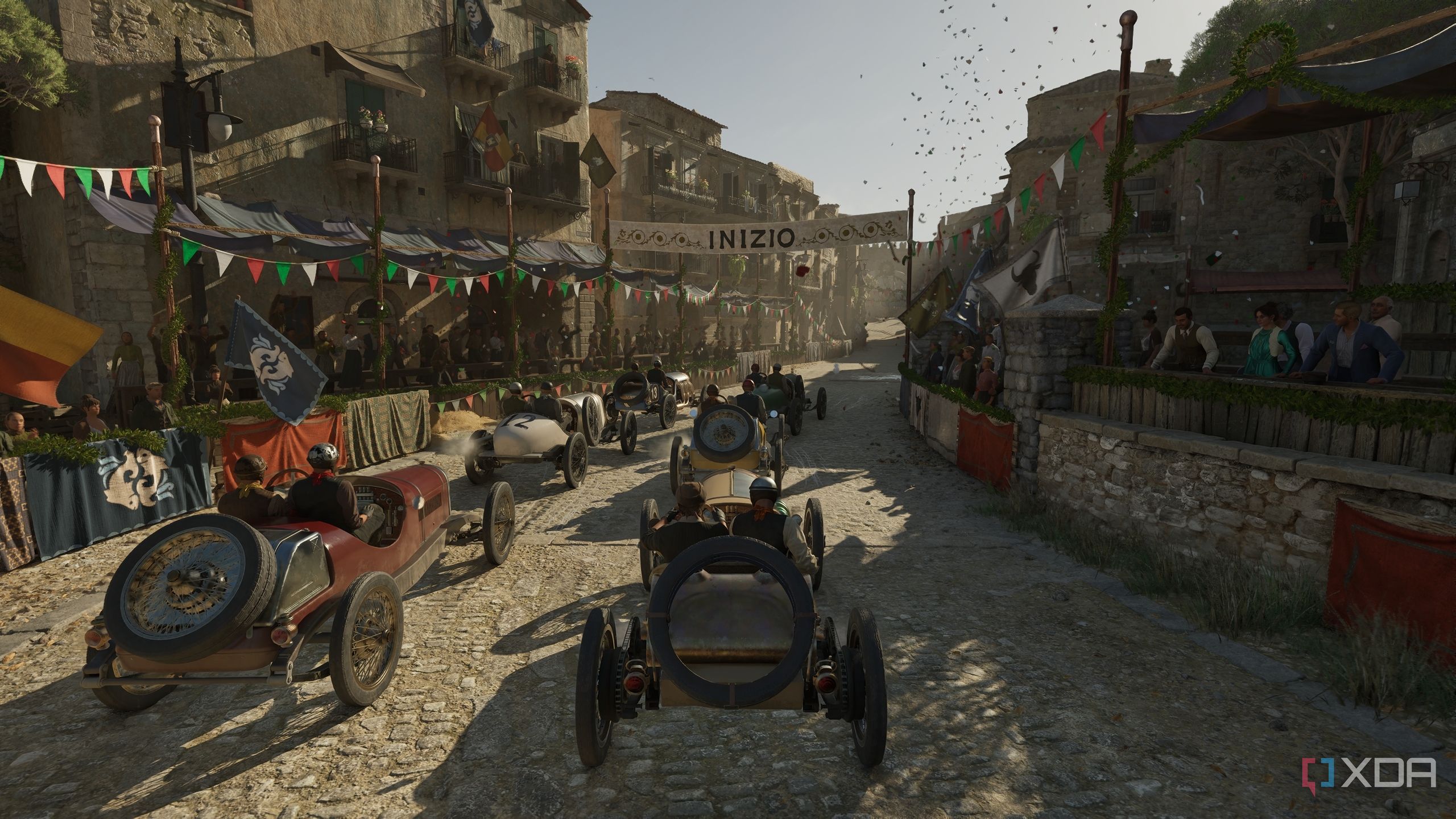 A car race in Mafia: The Old Country.