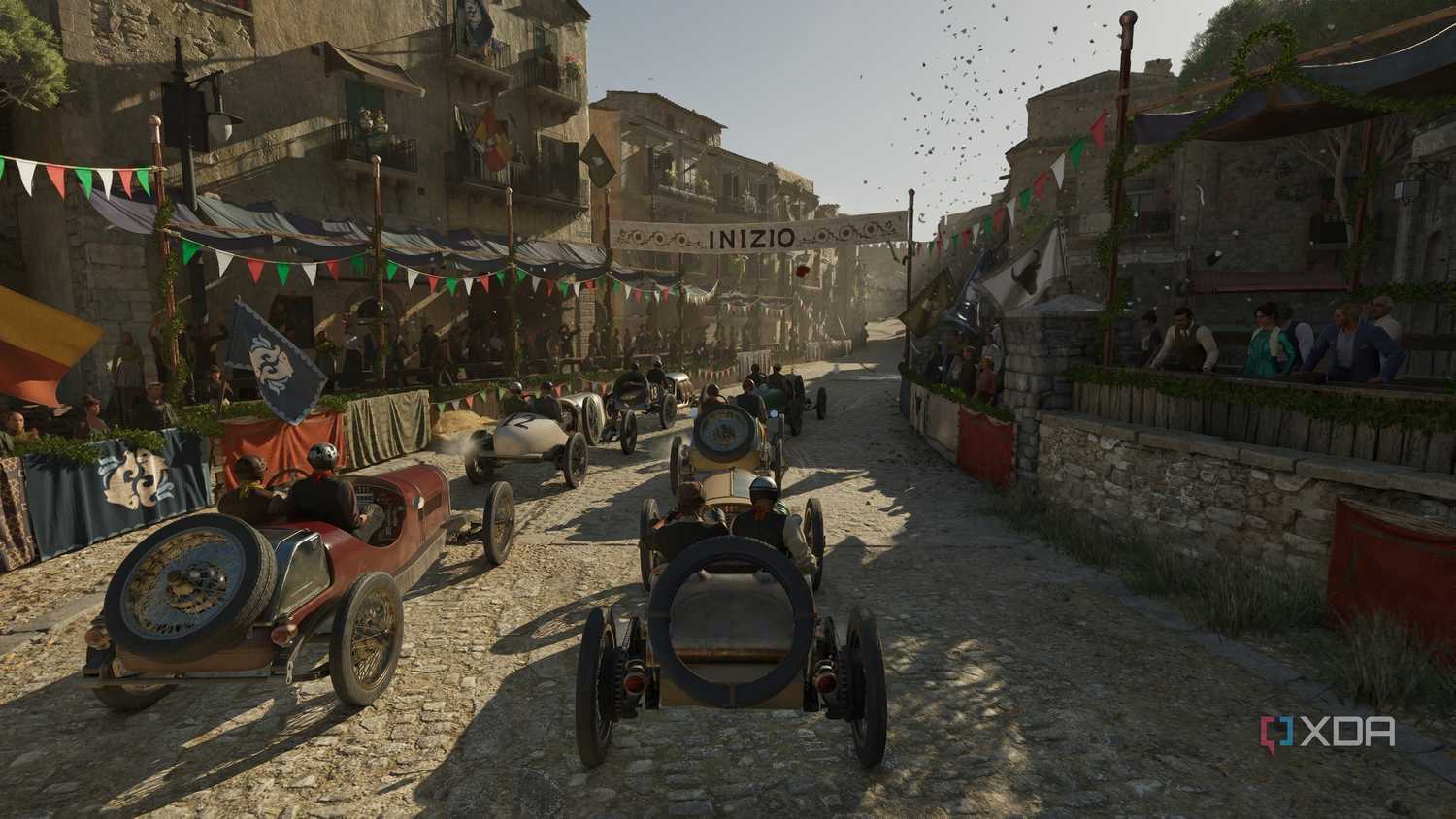 A car race in Mafia: The Old Country.
