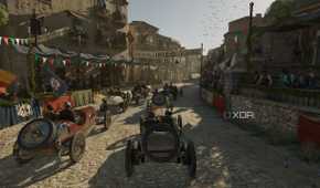 A car race in Mafia: The Old Country.