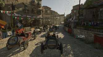 A car race in Mafia: The Old Country.