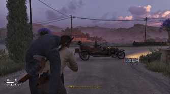 Carrying a man towards a car in Mafia: The Old Country.