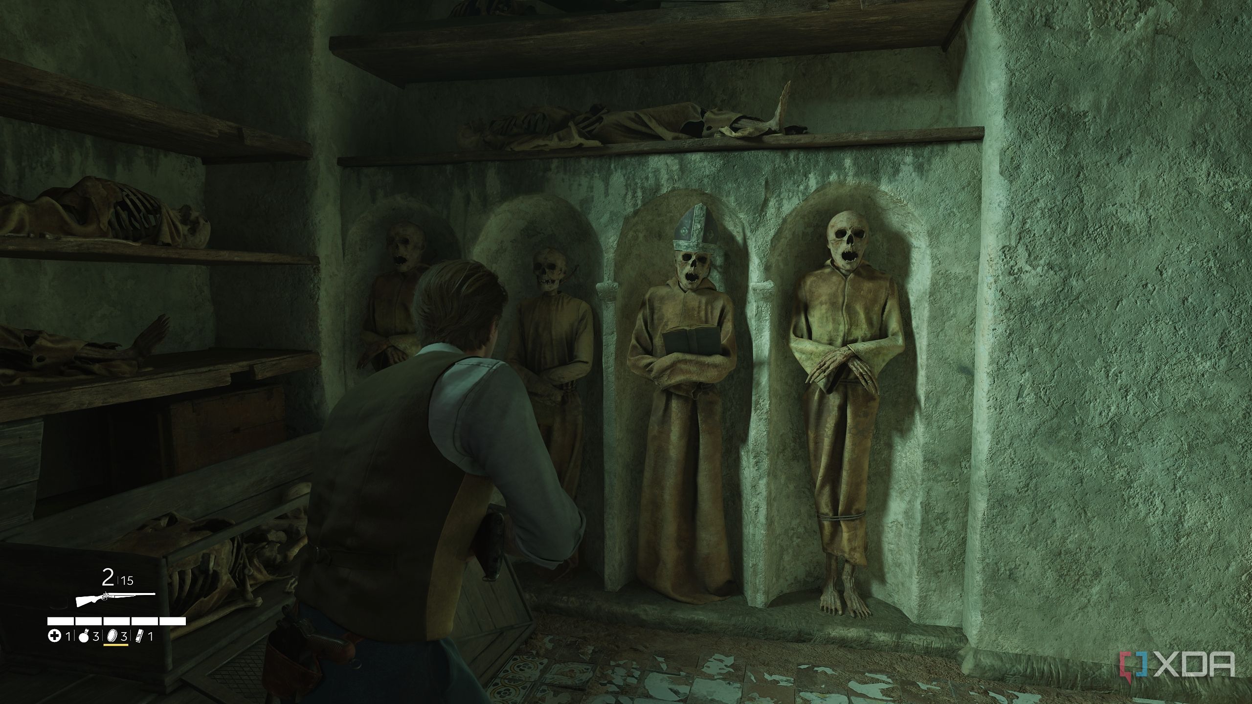 The catacombs in Mafia: The Old Country.
