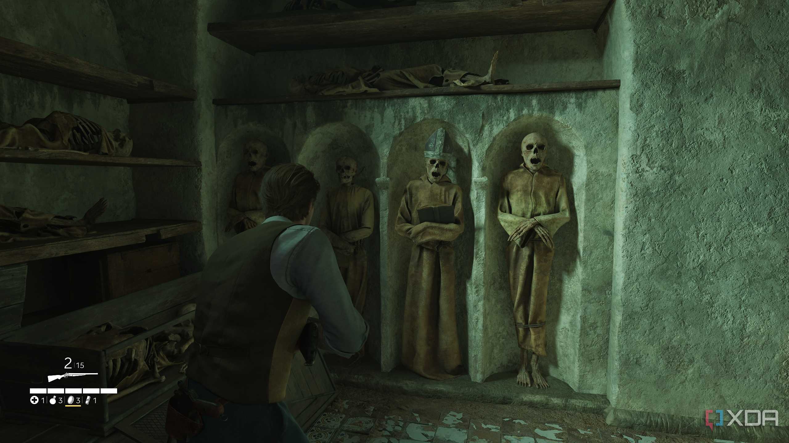 The catacombs in Mafia: The Old Country.