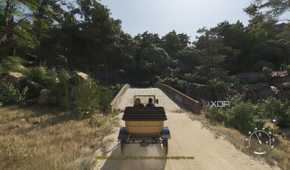 Riding a car in Mafia: The Old Country.