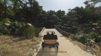 Riding a car in Mafia: The Old Country.