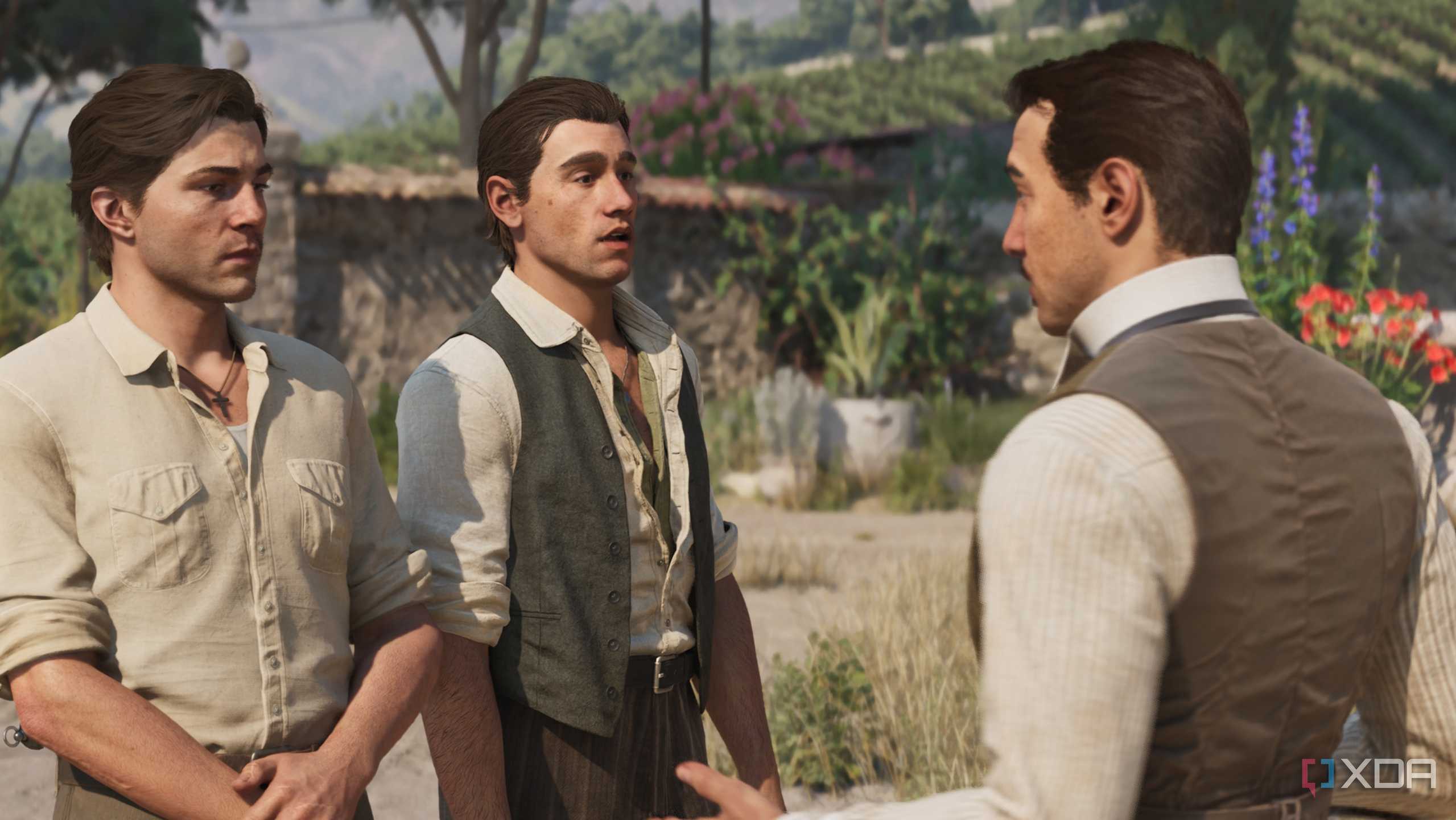 Luka giving orders to Enzo and Cesare.
