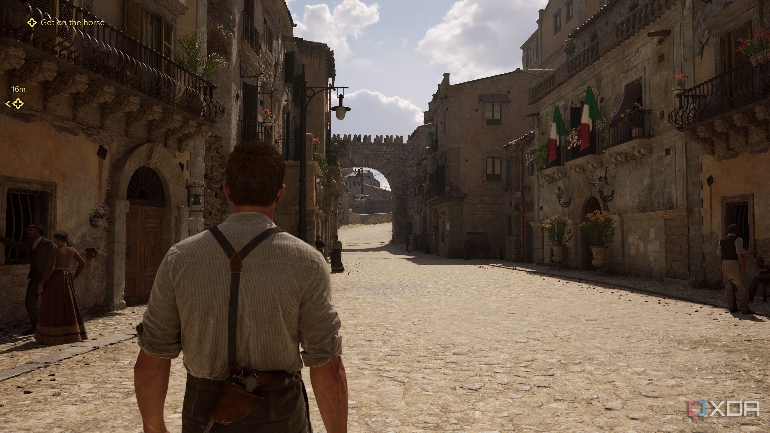 A city street in Mafia: The Old Country.
