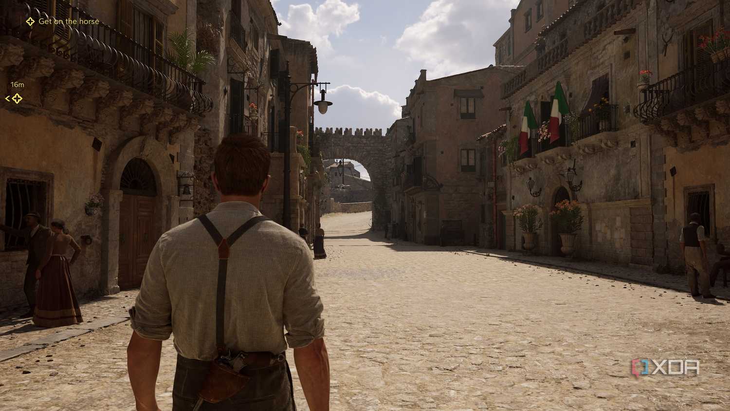 A city street in Mafia: The Old Country.
