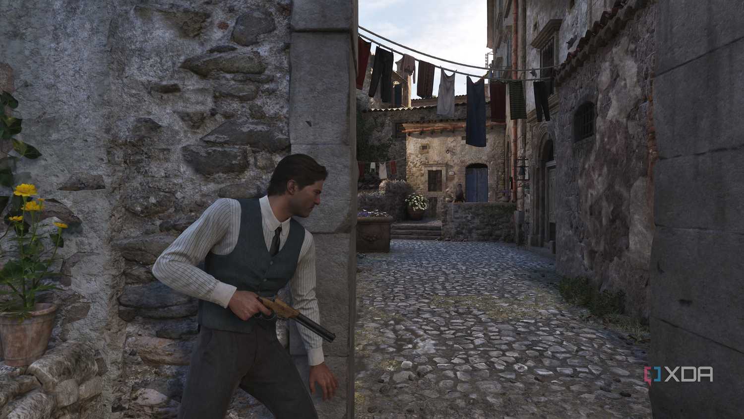 Taking cover in Mafia: The Old Country.