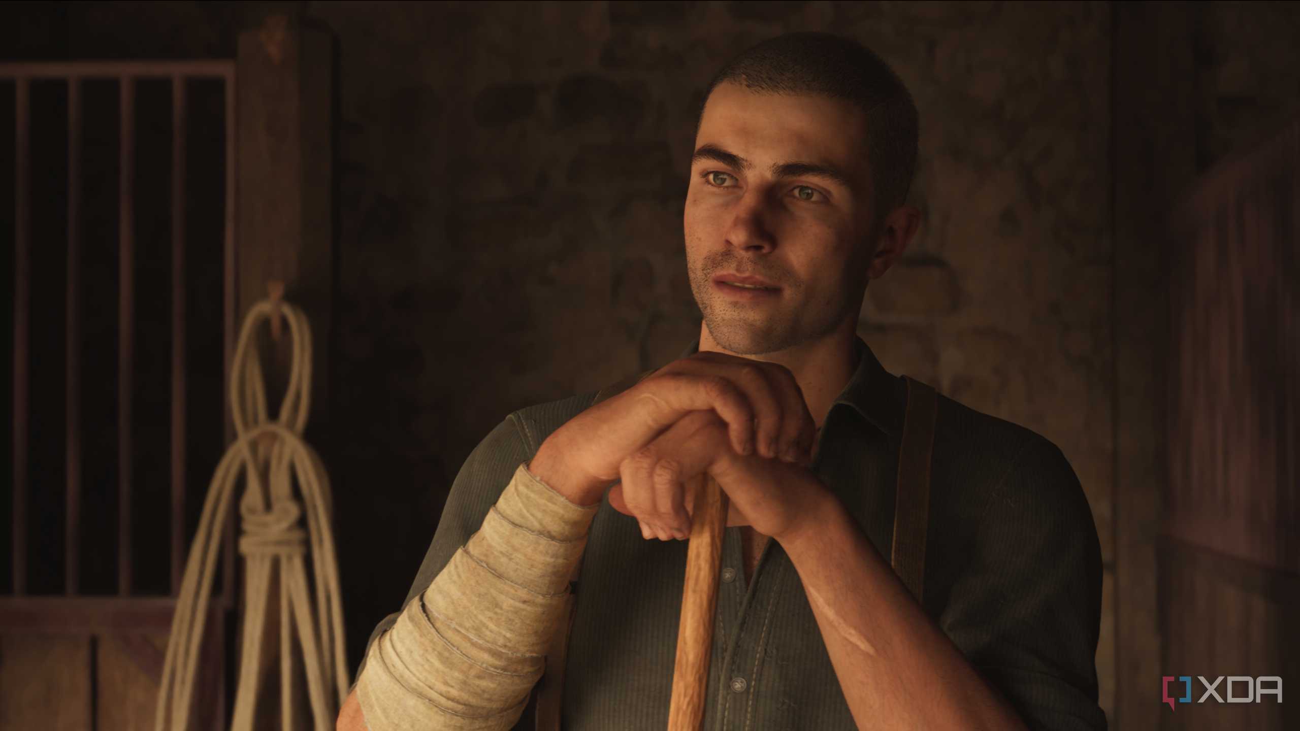 A bald Enzo in Mafia: The Old Country.