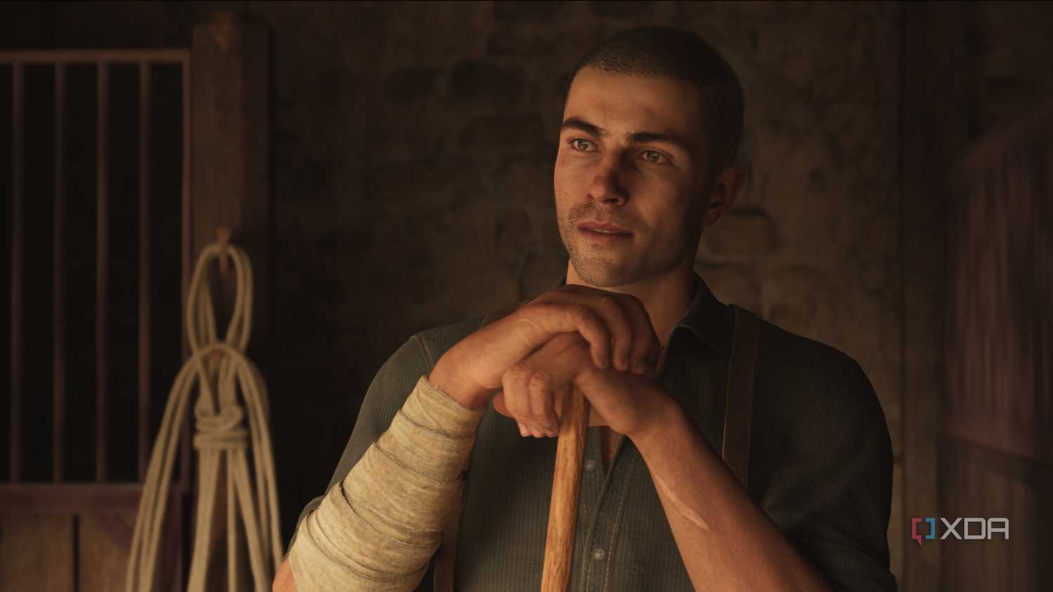 A bald Enzo in Mafia: The Old Country.