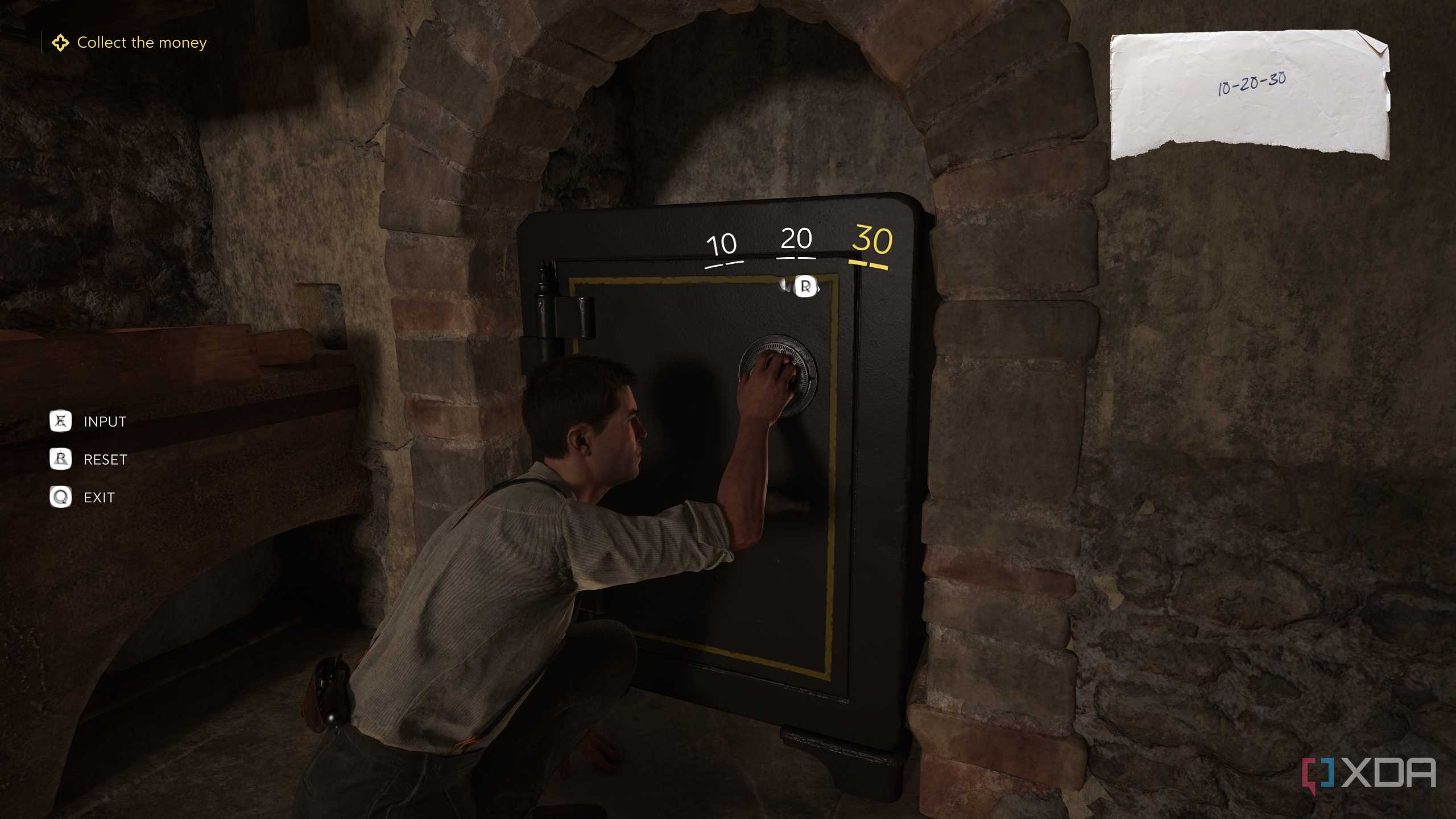Enzo cracking a safe in Mafia: The Old Country.