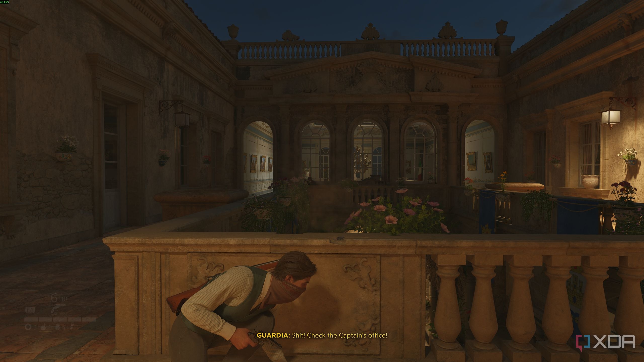 Enzo taking cover in Mafia: The Old Country.
