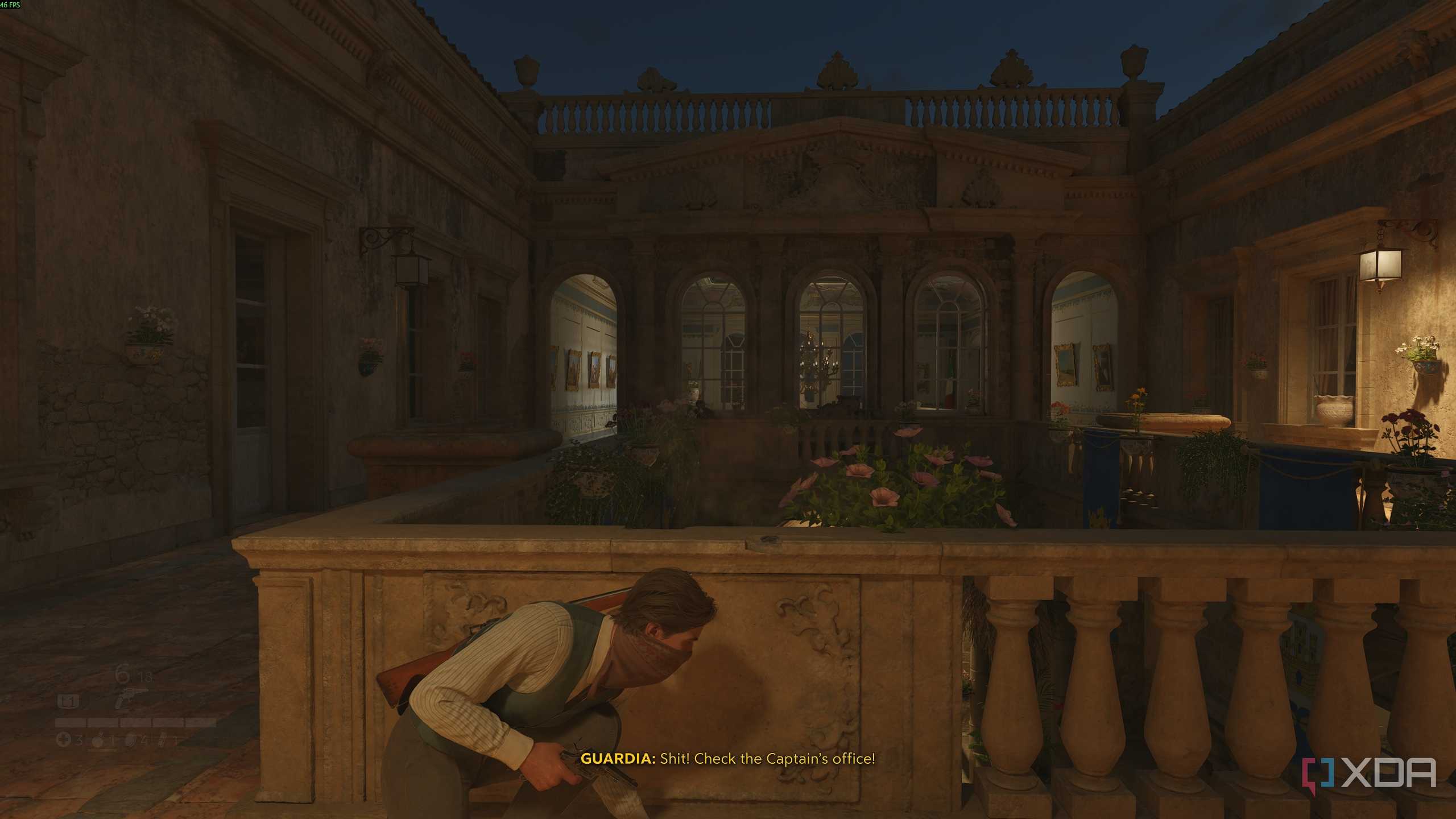 Enzo taking cover in Mafia: The Old Country.
