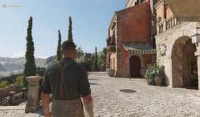 Enzo at the Torrisi villa in Mafia: The Old Country.